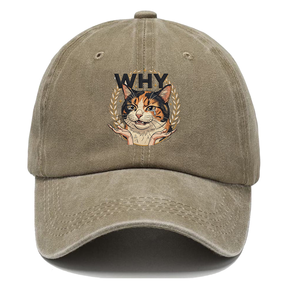 Why Crying Cat Classic Cap