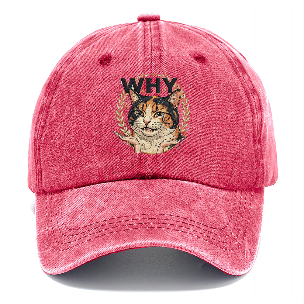 Why Crying Cat Classic Cap