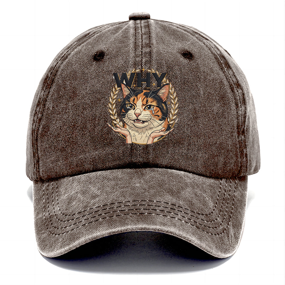 Why Crying Cat Classic Cap