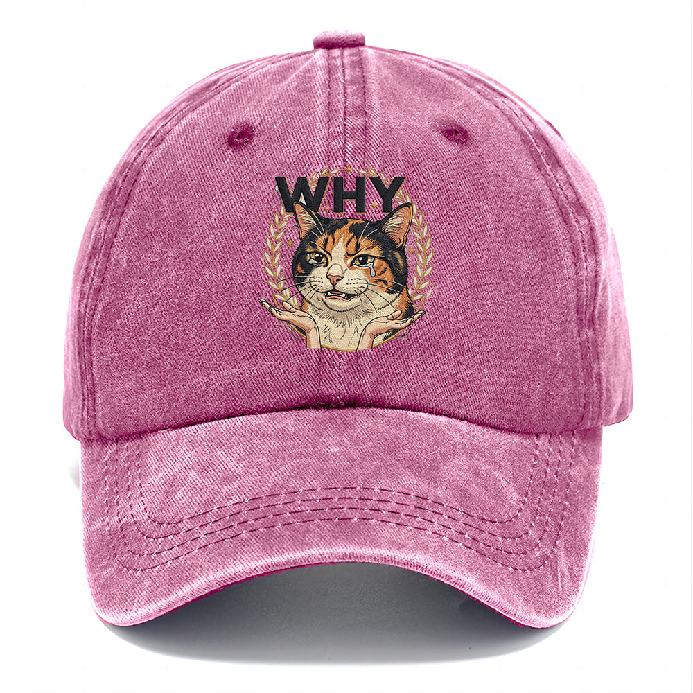 Why Crying Cat Classic Cap