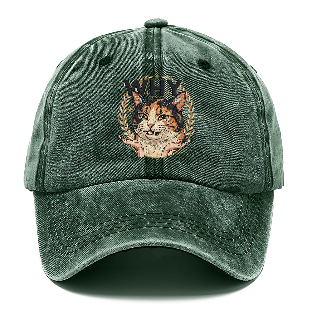 Why Crying Cat Classic Cap
