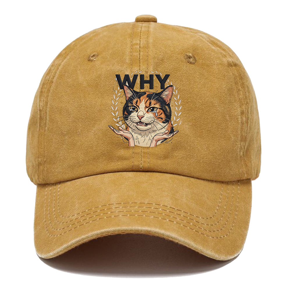 Why Crying Cat Classic Cap