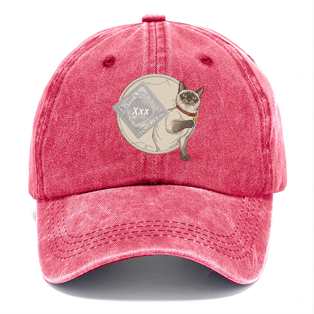 Siamese Patch Cat Classic Cap