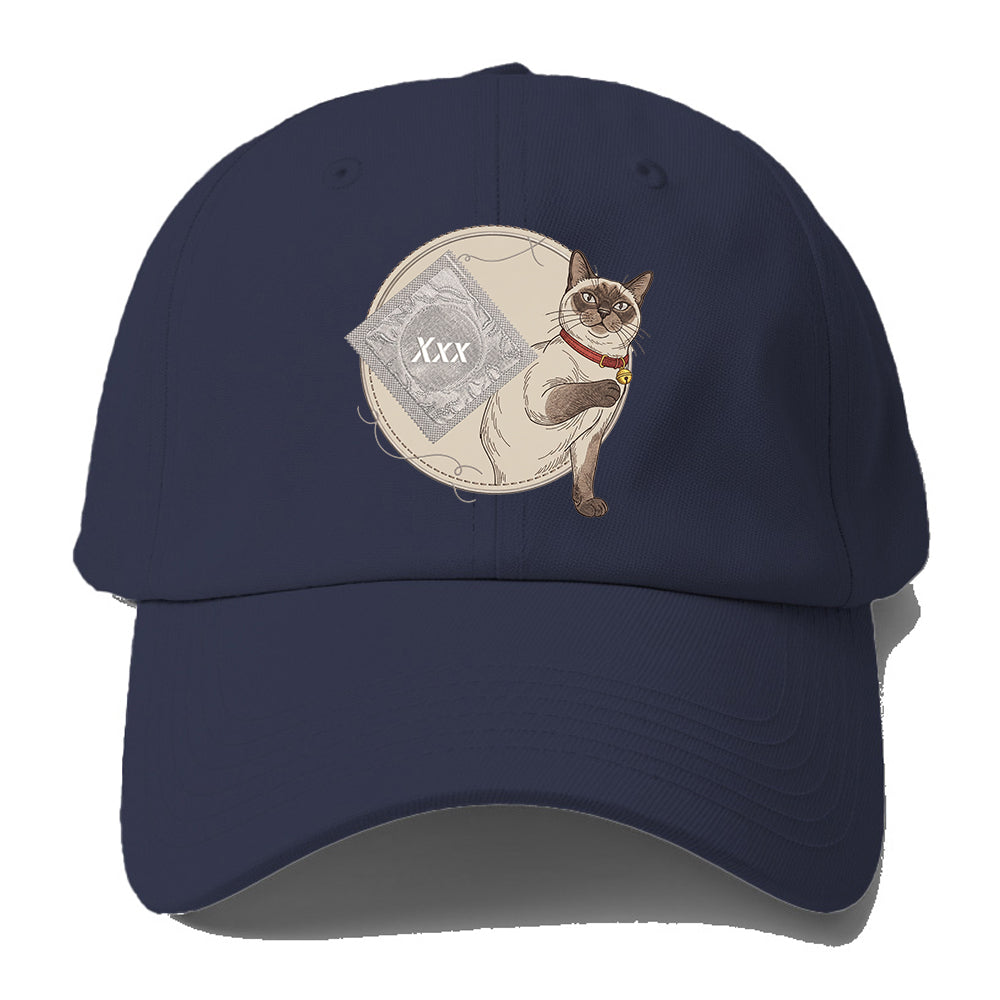 Siamese Patch Cat Baseball Cap