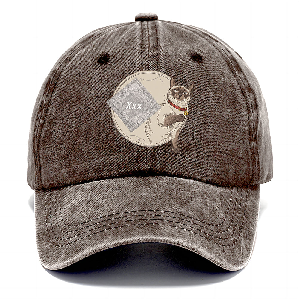 Siamese Patch Cat Classic Cap