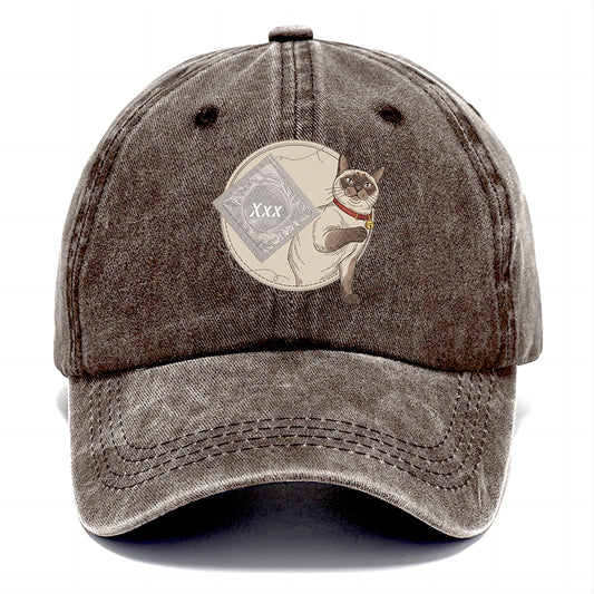 Siamese Patch Cat Classic Cap
