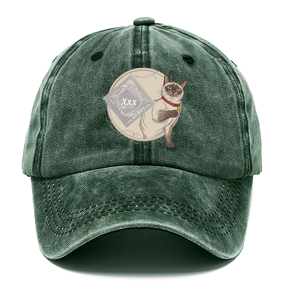 Siamese Patch Cat Classic Cap