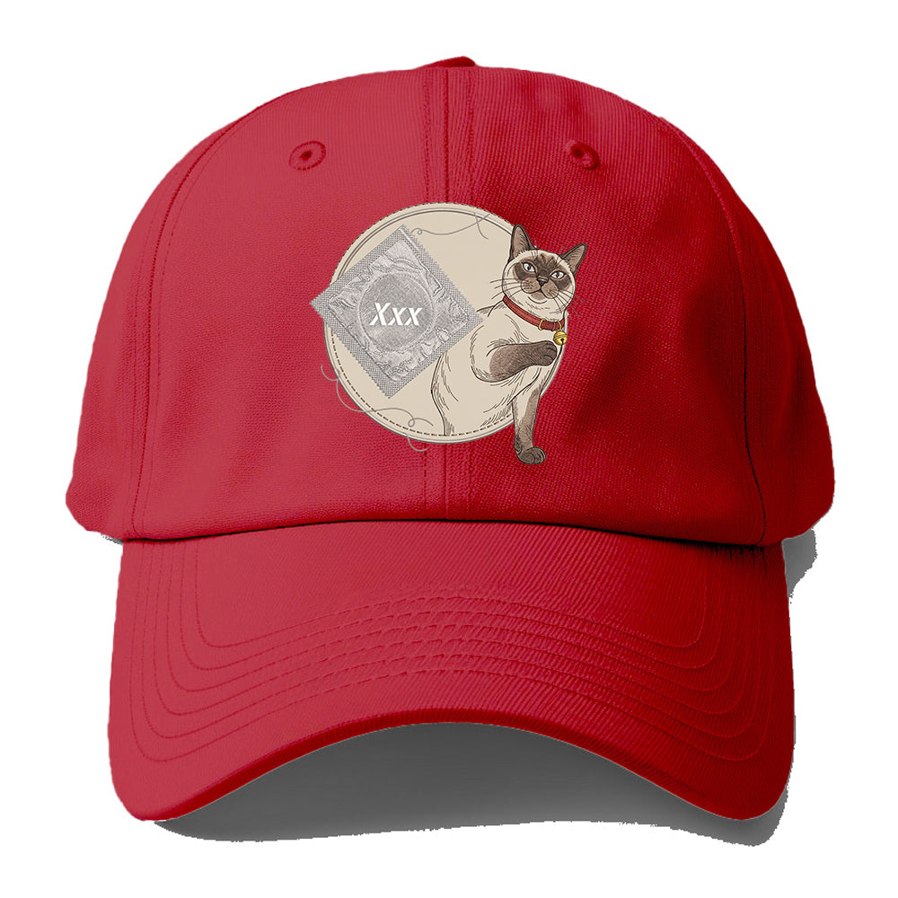 Siamese Patch Cat Baseball Cap