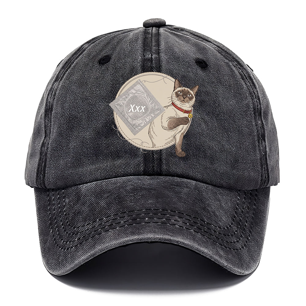 Siamese Patch Cat Classic Cap