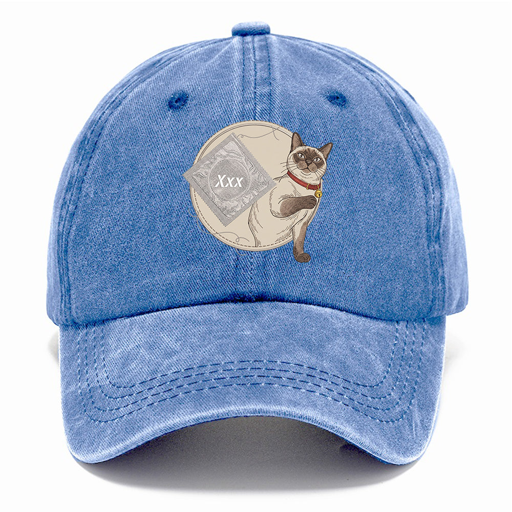 Siamese Patch Cat Classic Cap