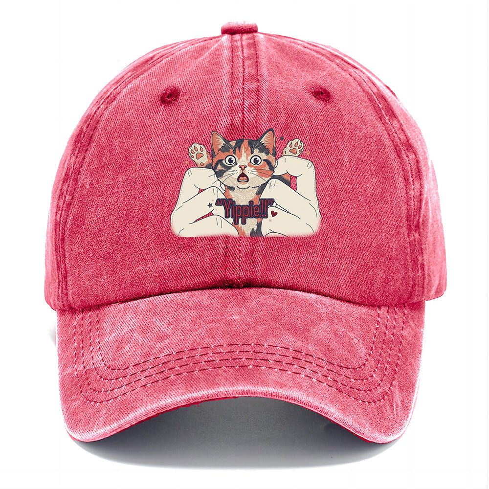 Yippie Cat Fun Classic Cap
