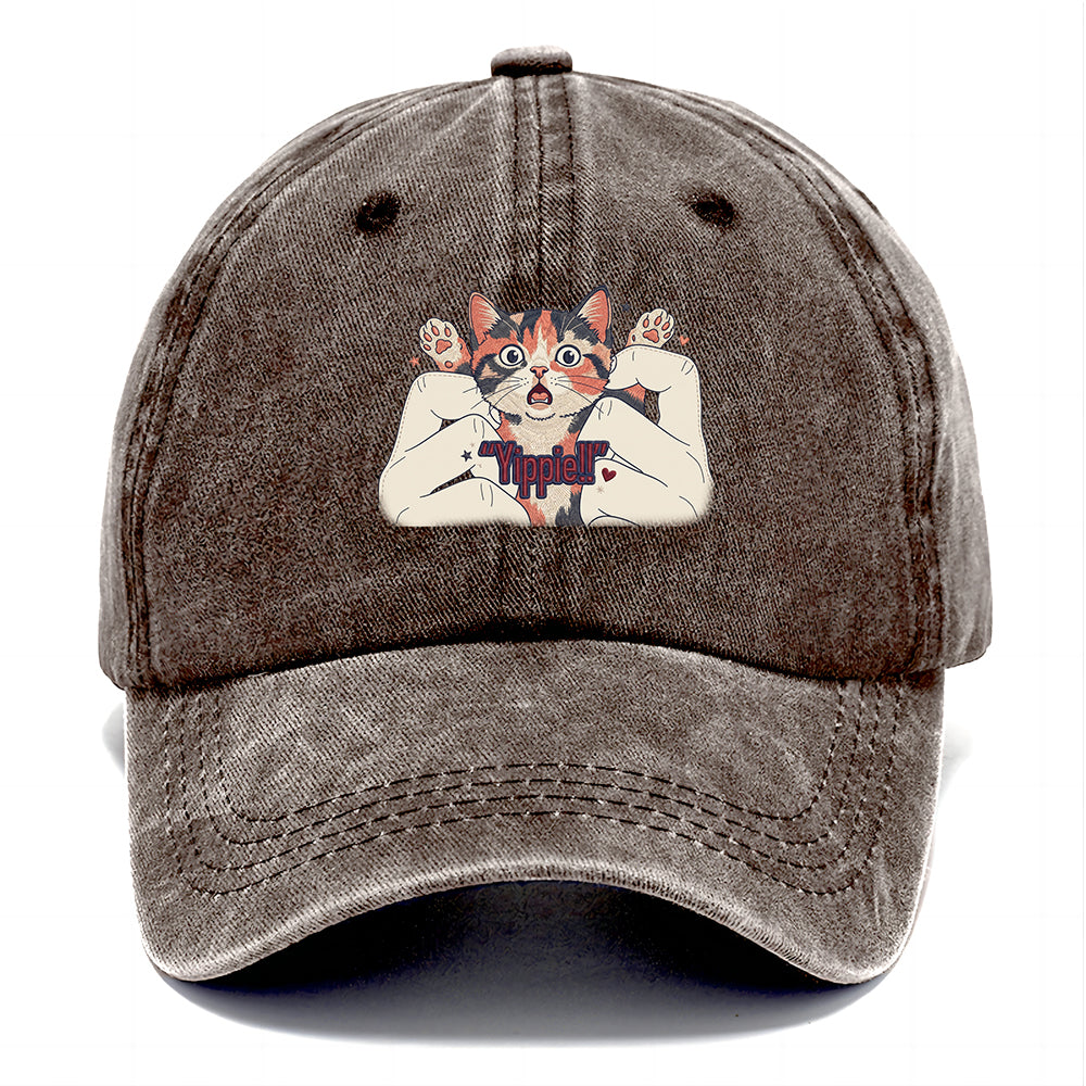 Yippie Cat Fun Classic Cap
