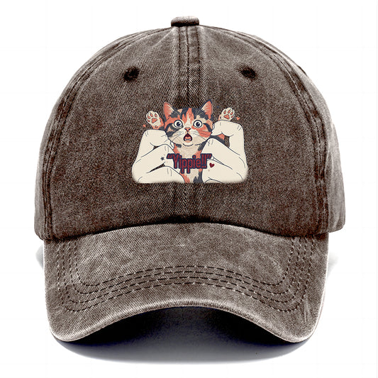 Yippie Cat Fun Classic Cap