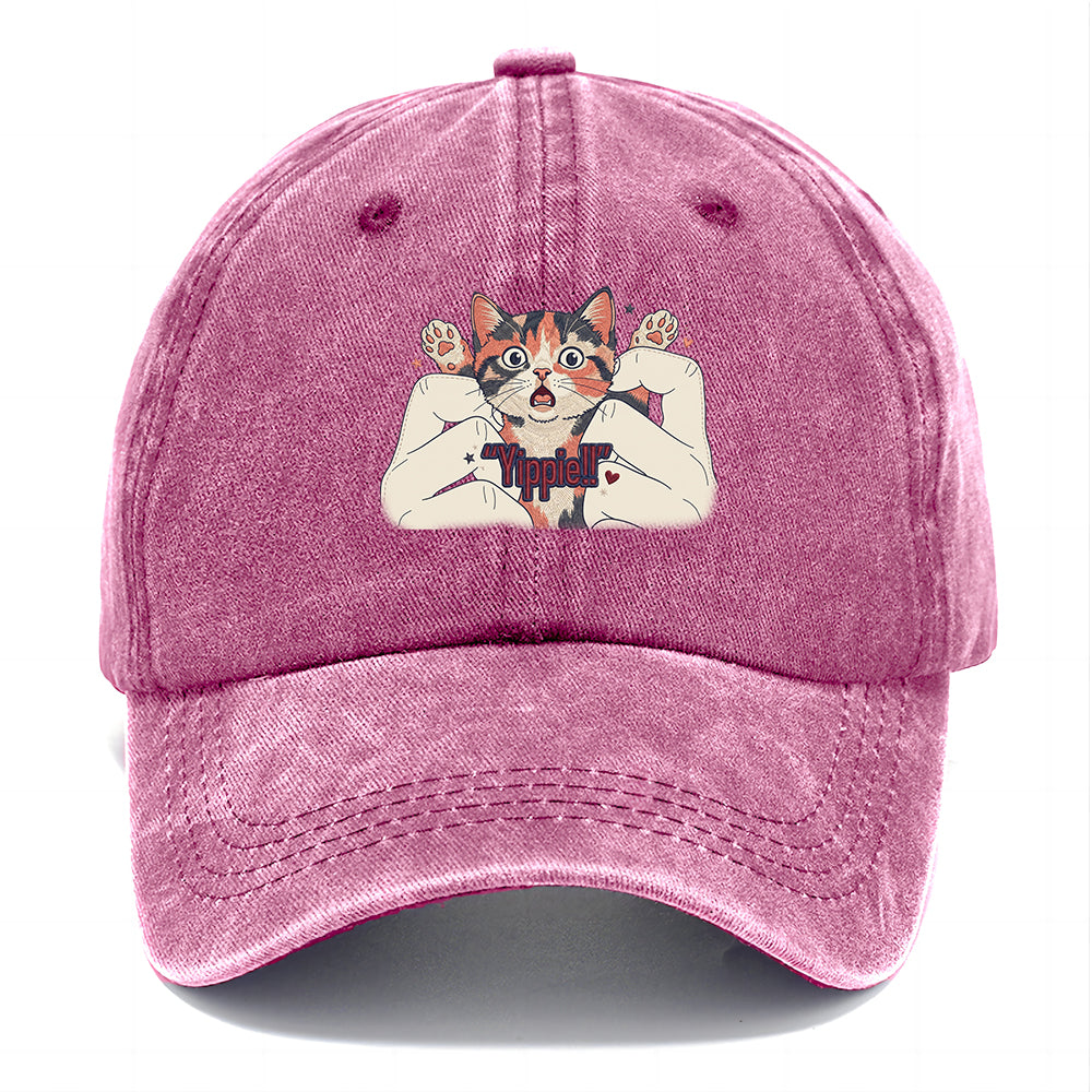 Yippie Cat Fun Classic Cap