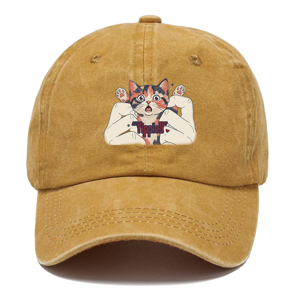 Yippie Cat Fun Classic Cap