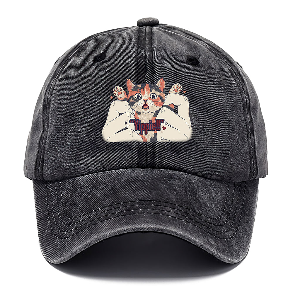 Yippie Cat Fun Classic Cap