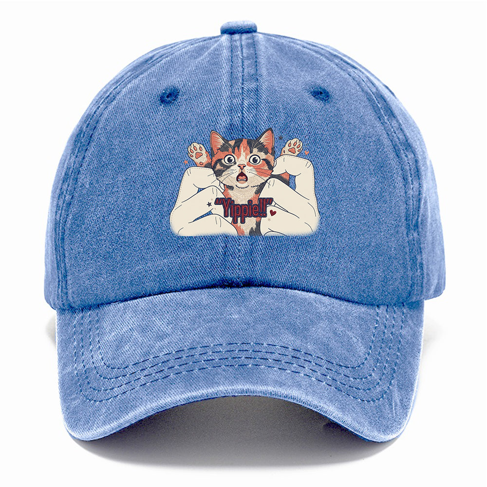 Yippie Cat Fun Classic Cap