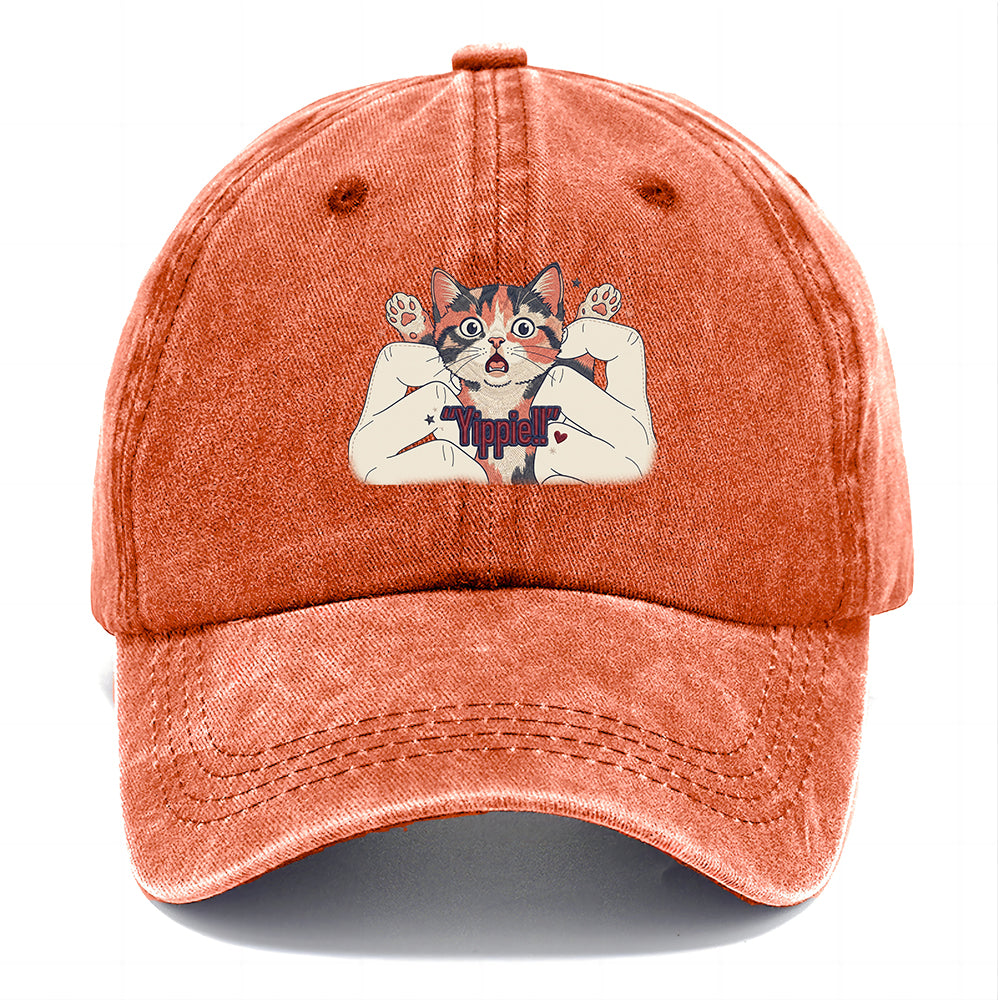 Yippie Cat Fun Classic Cap