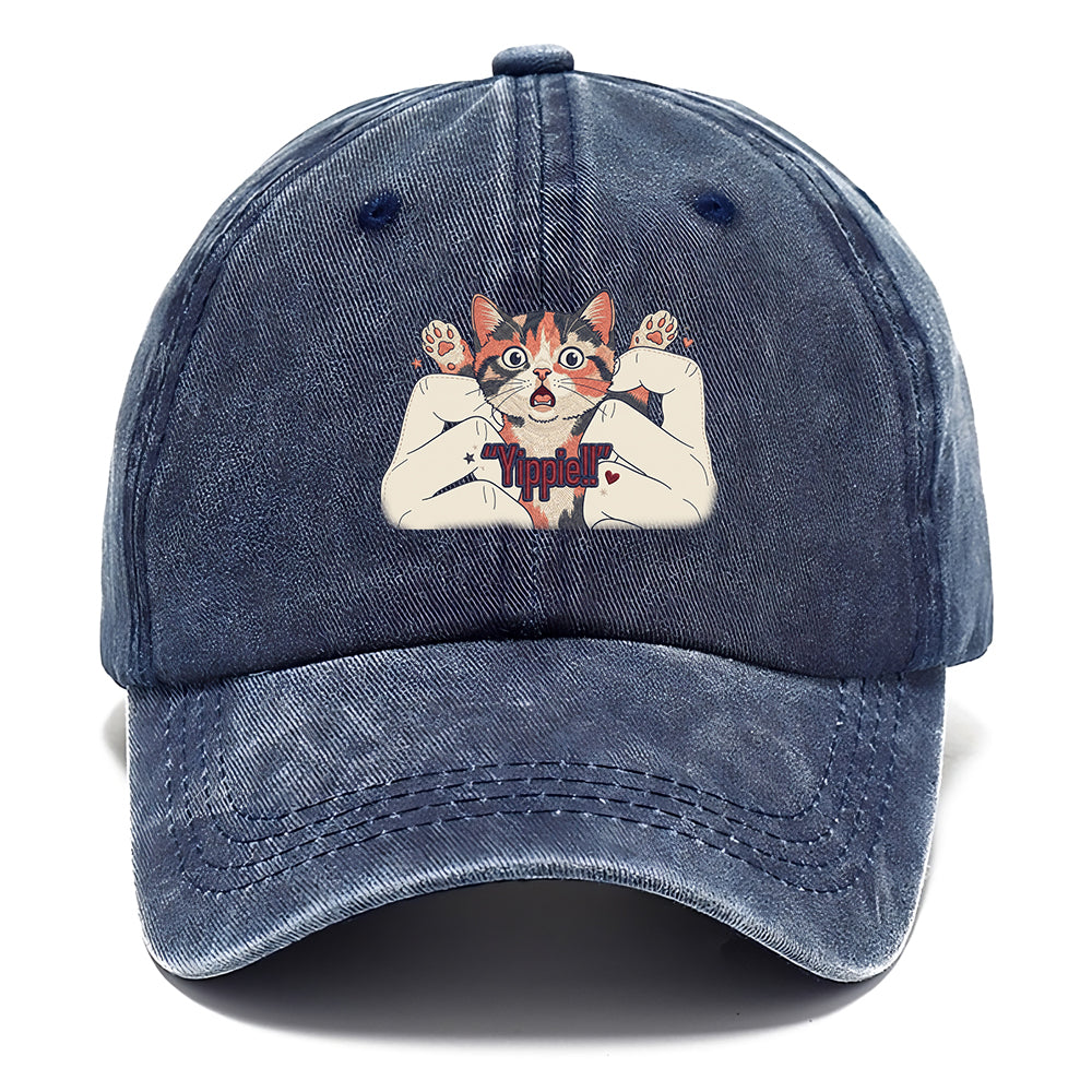 Yippie Cat Fun Classic Cap