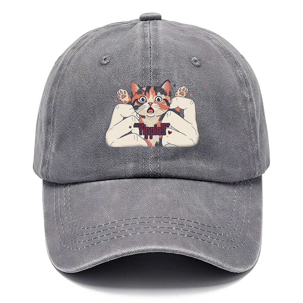 Yippie Cat Fun Classic Cap