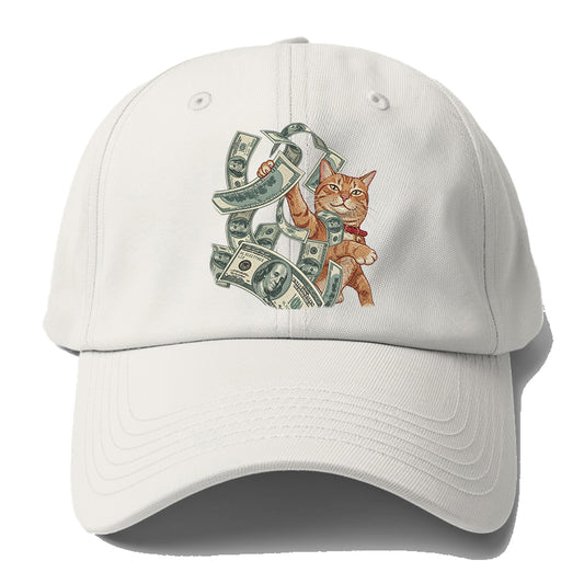 Money Cat Cash Baseball Cap
