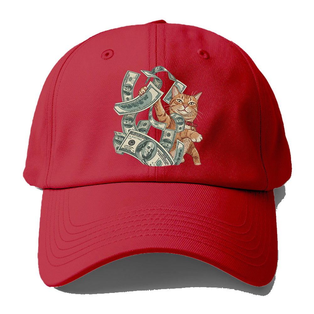 Money Cat Cash Baseball Cap