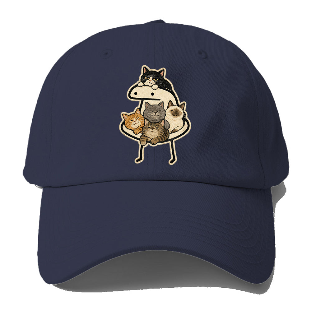 UFO Cat Crew Baseball Cap