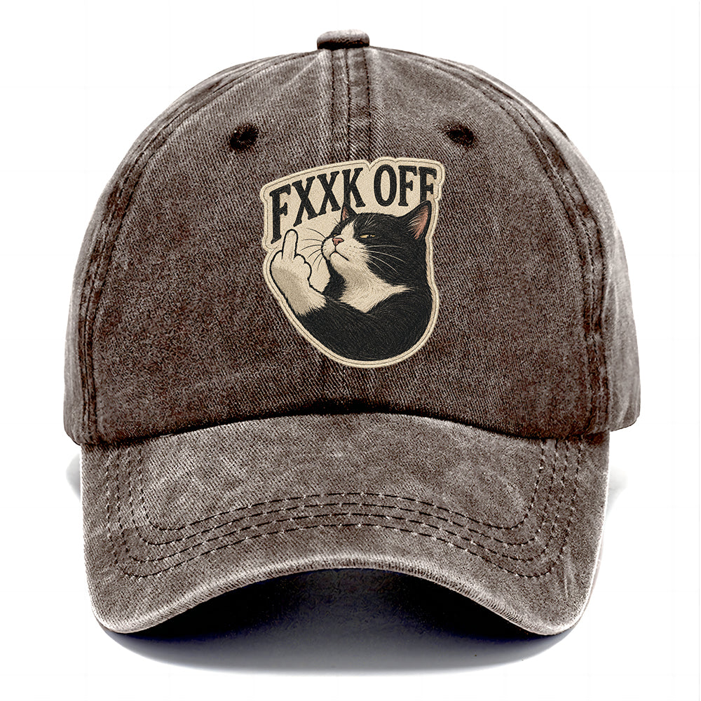 Fxxk Off Cat Classic Cap