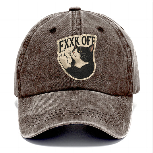 Fxxk Off Cat Classic Cap