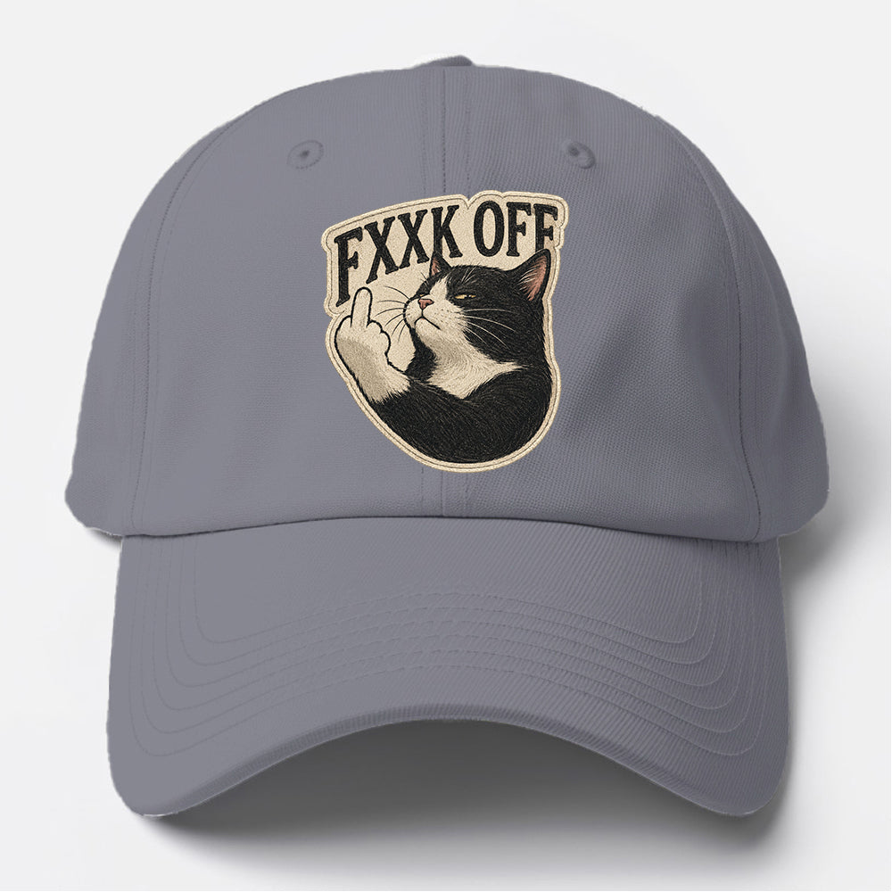 Fxxk Off Cat Baseball Cap