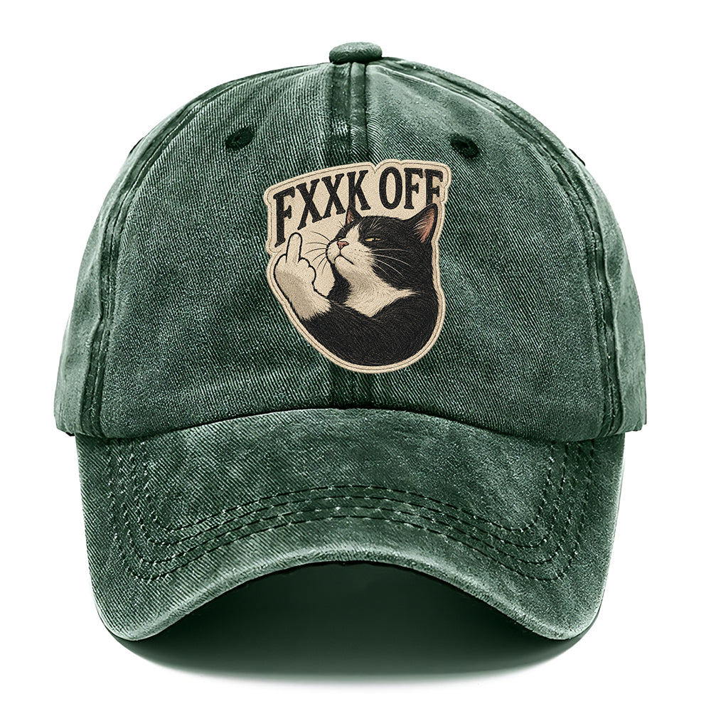 Fxxk Off Cat Classic Cap