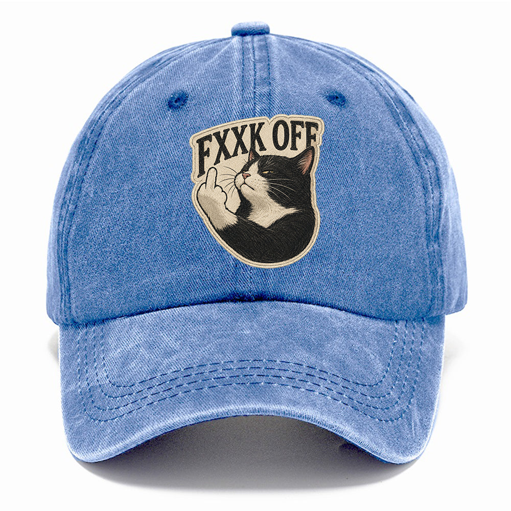 Fxxk Off Cat Classic Cap