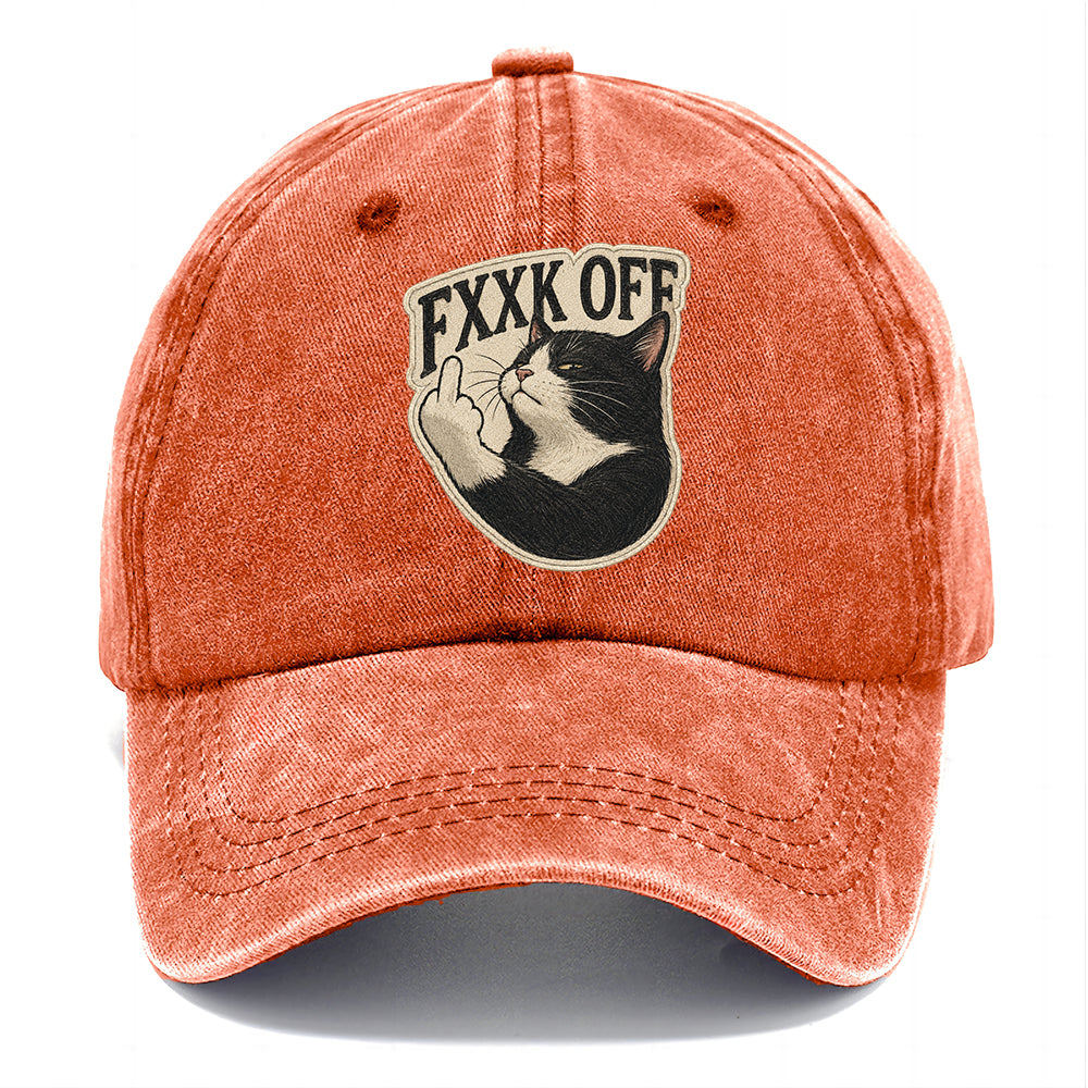 Fxxk Off Cat Classic Cap