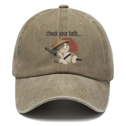 Check Your Balls Classic Cap