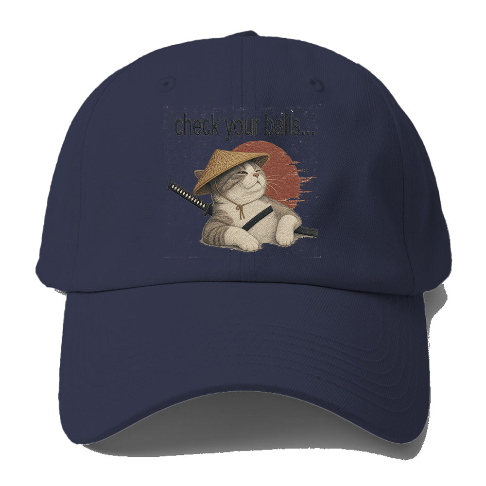 Check Your Balls Baseball Cap