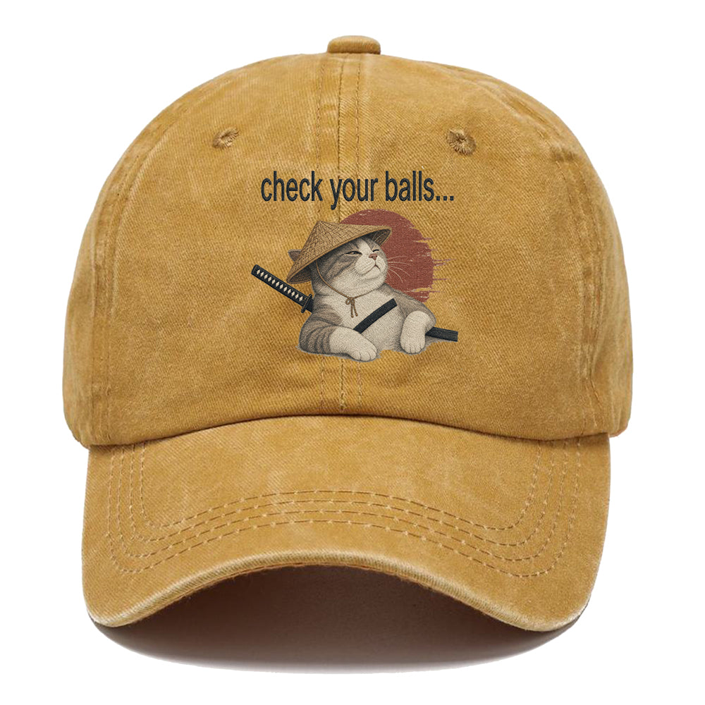 Check Your Balls Classic Cap