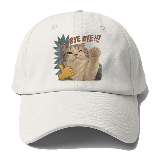 Bye Bye Cat Baseball Cap