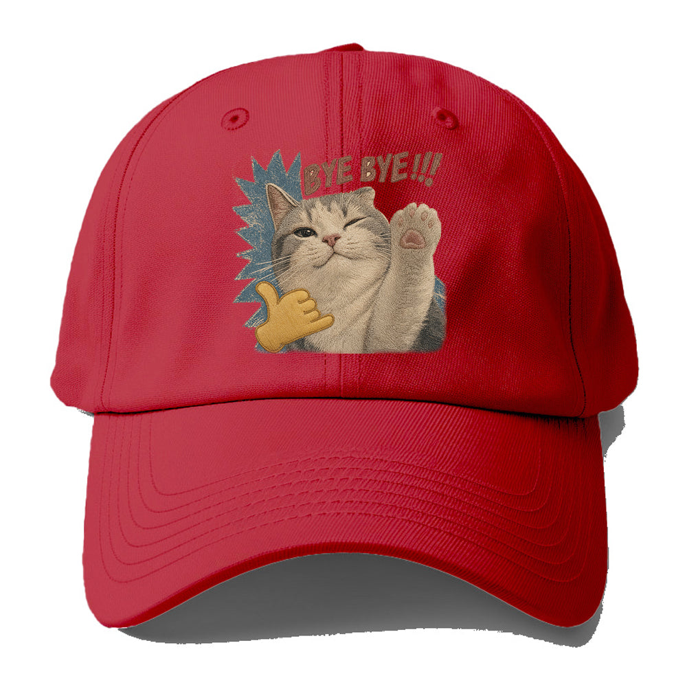Bye Bye Cat Baseball Cap