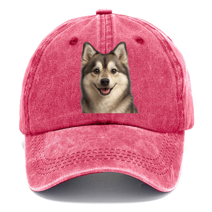 pomsky portrait design Hat