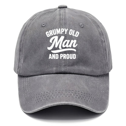 grumpy old man and proud Hat