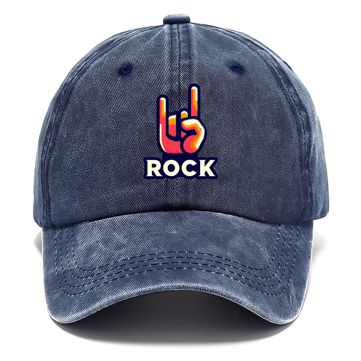 hand horn rock 2 Hat