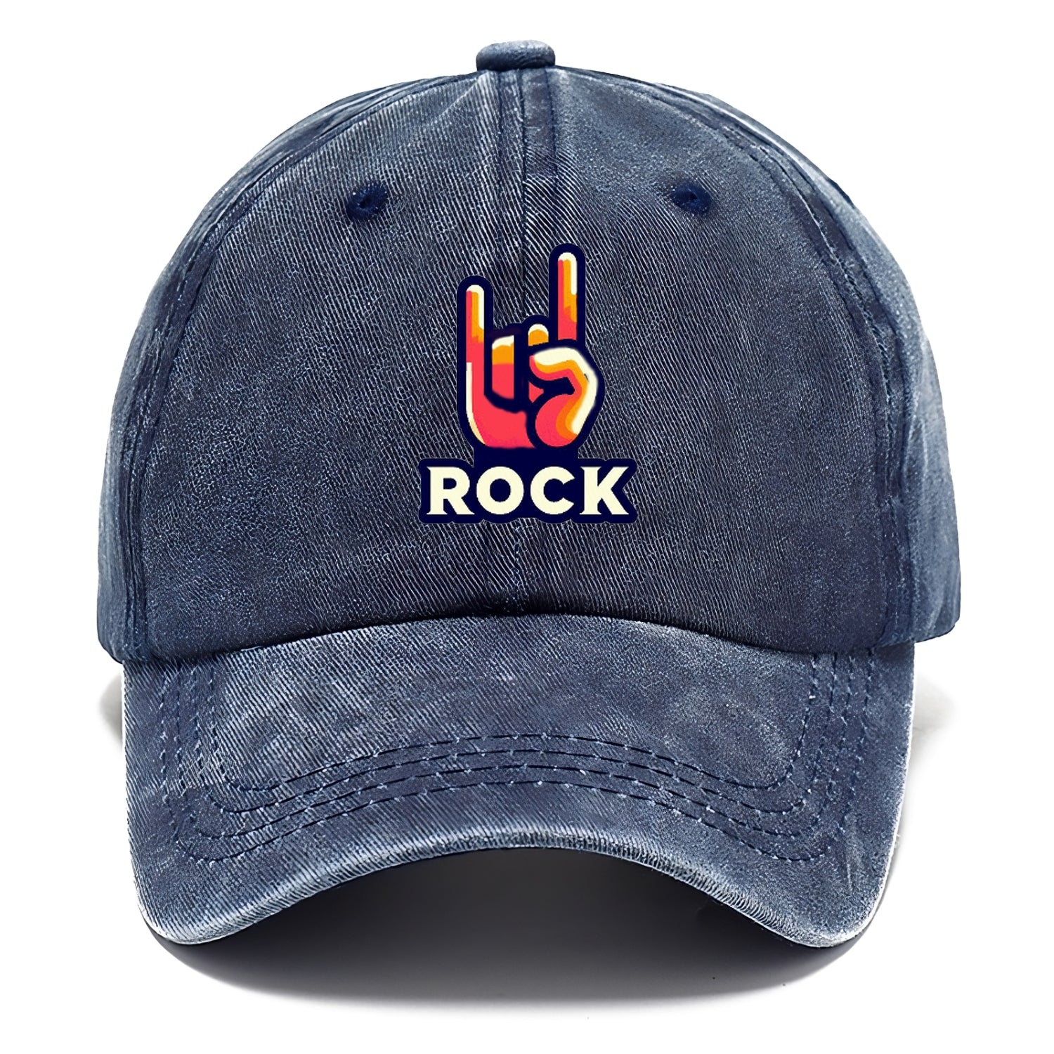 hand horn rock 2 Hat