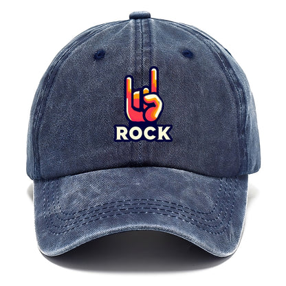 hand horn rock 2 Hat
