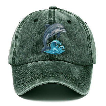 dolphin's dance upon the waves Hat