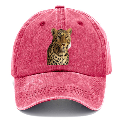 leopard portrait design Hat