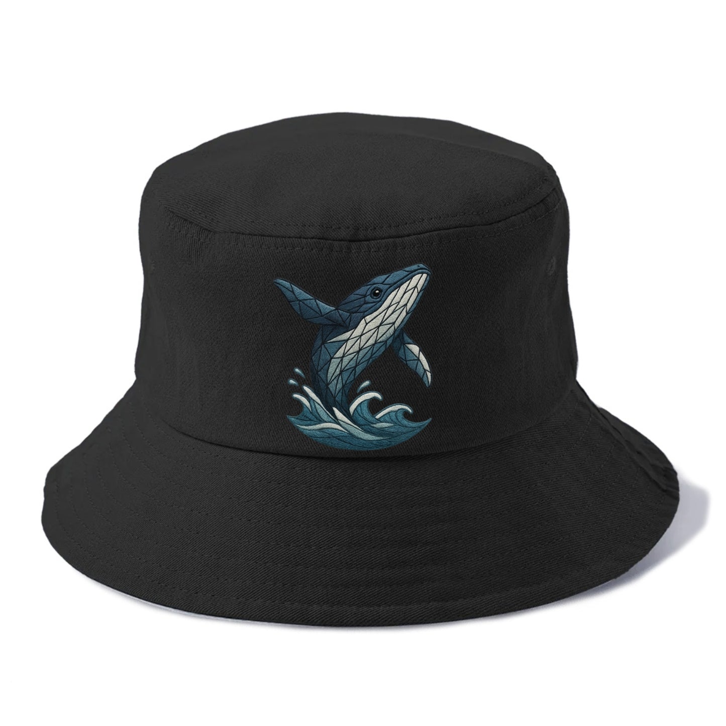 whale ocean waves Hat
