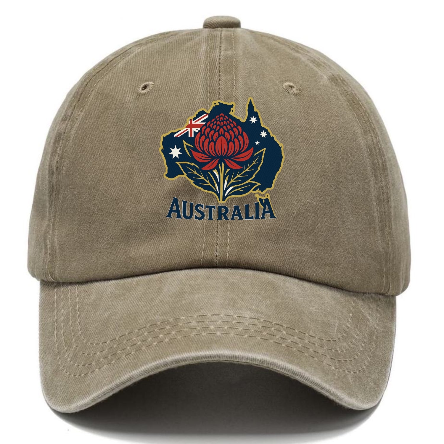 Australian Floral Map Hat