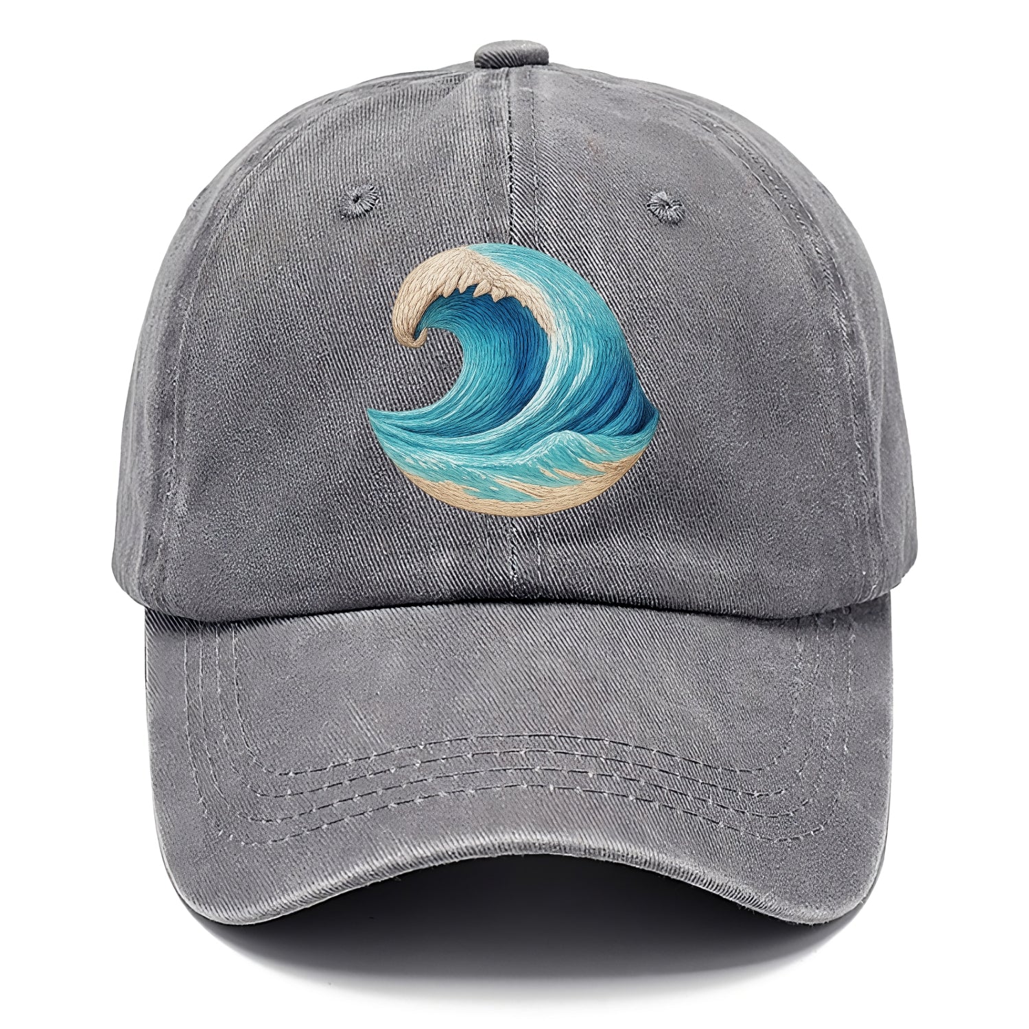 ocean's embrace woven depths Hat