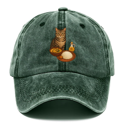 bengali-fish-curry-cat-charm Hat
