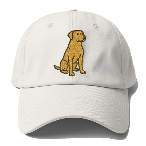 Labrador Retriever Yellow Lab Sitting Pose Baseball Cap
